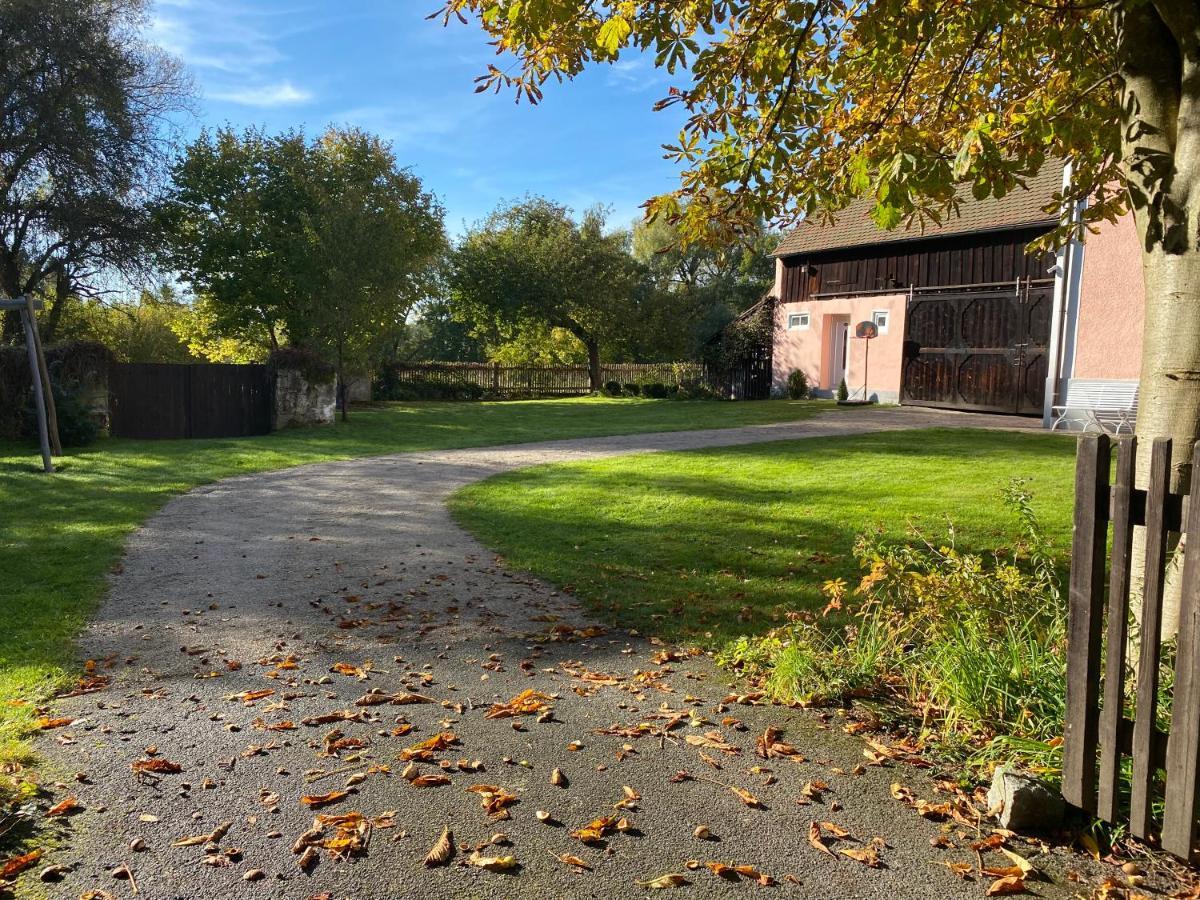 Landhaus Am Schloss Schnabelwaid Bagian luar foto