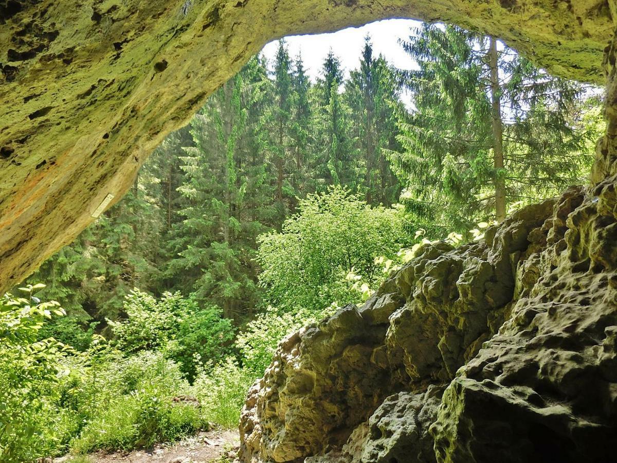 Landhaus Am Schloss Schnabelwaid Bagian luar foto
