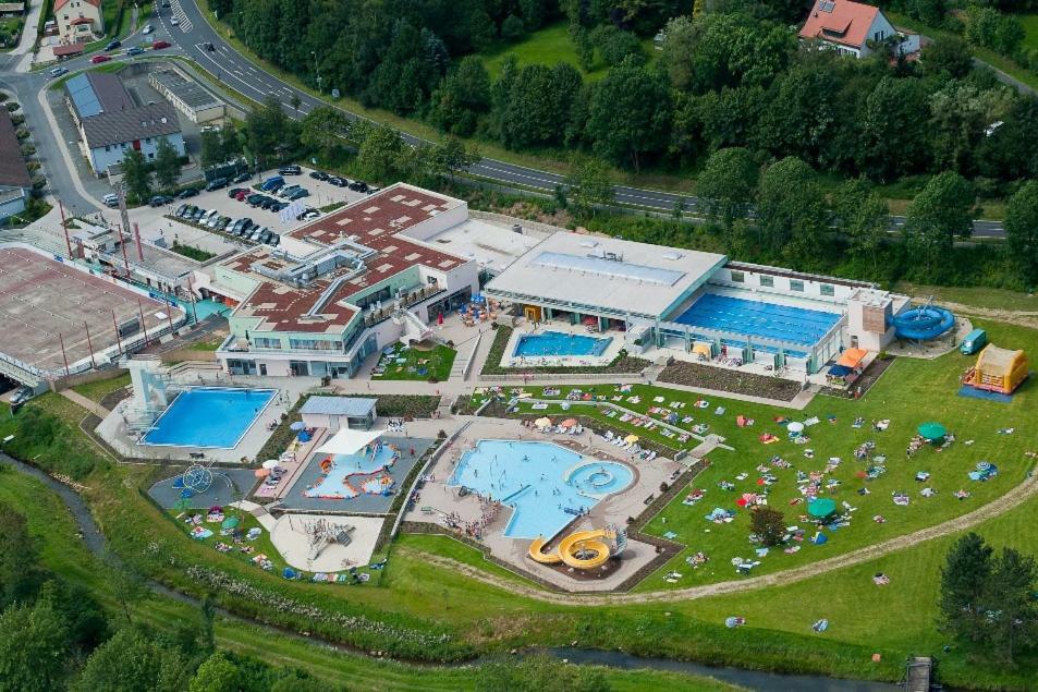 Landhaus Am Schloss Schnabelwaid Bagian luar foto